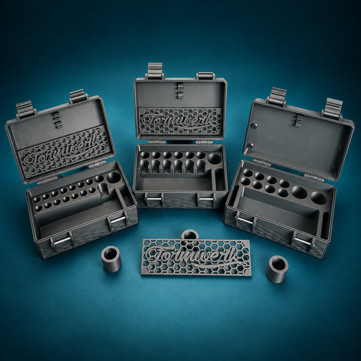 Peptid & TRT Vial Box mit im Open-Frame-Design