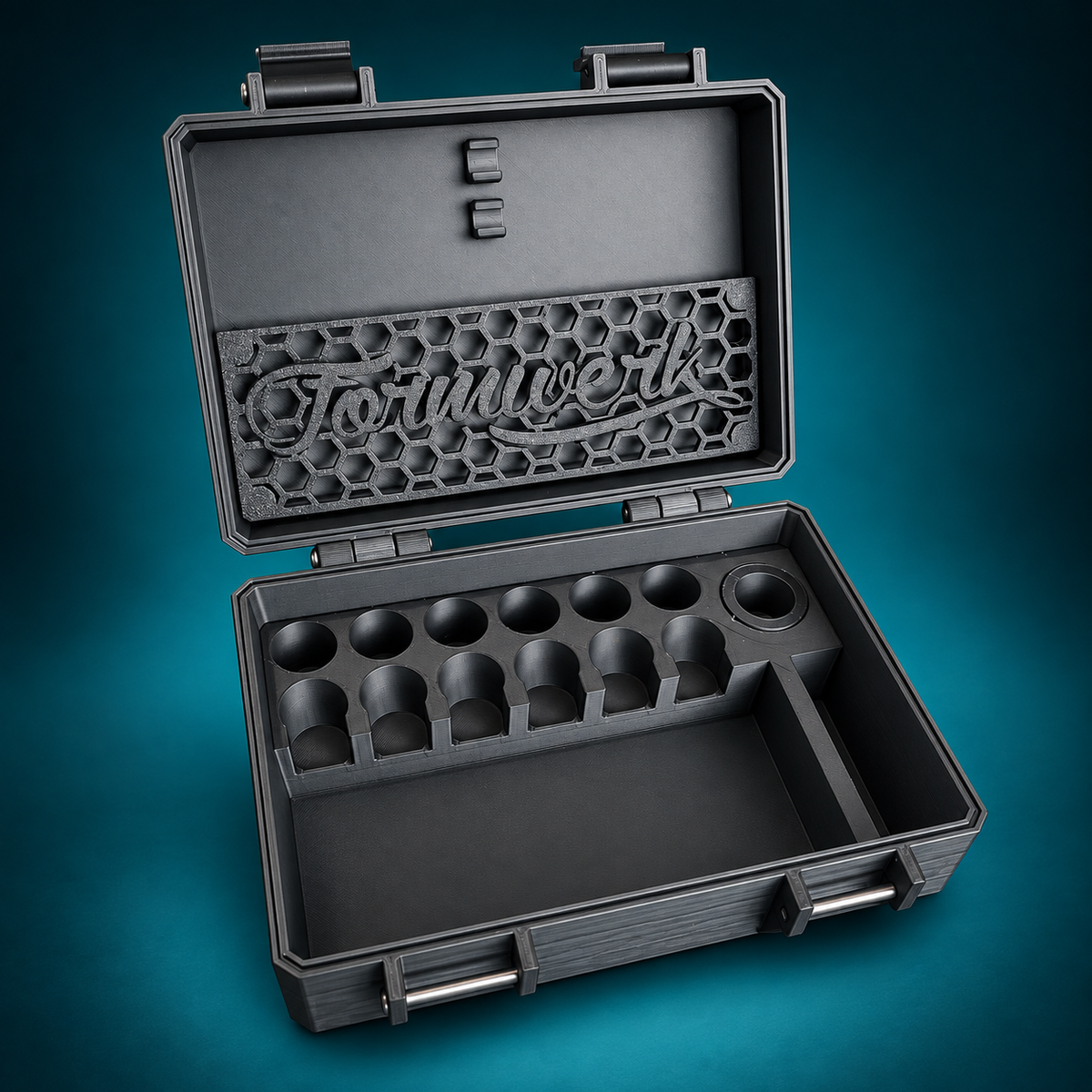 Peptid & TRT Vial Box mit im Open-Frame-Design