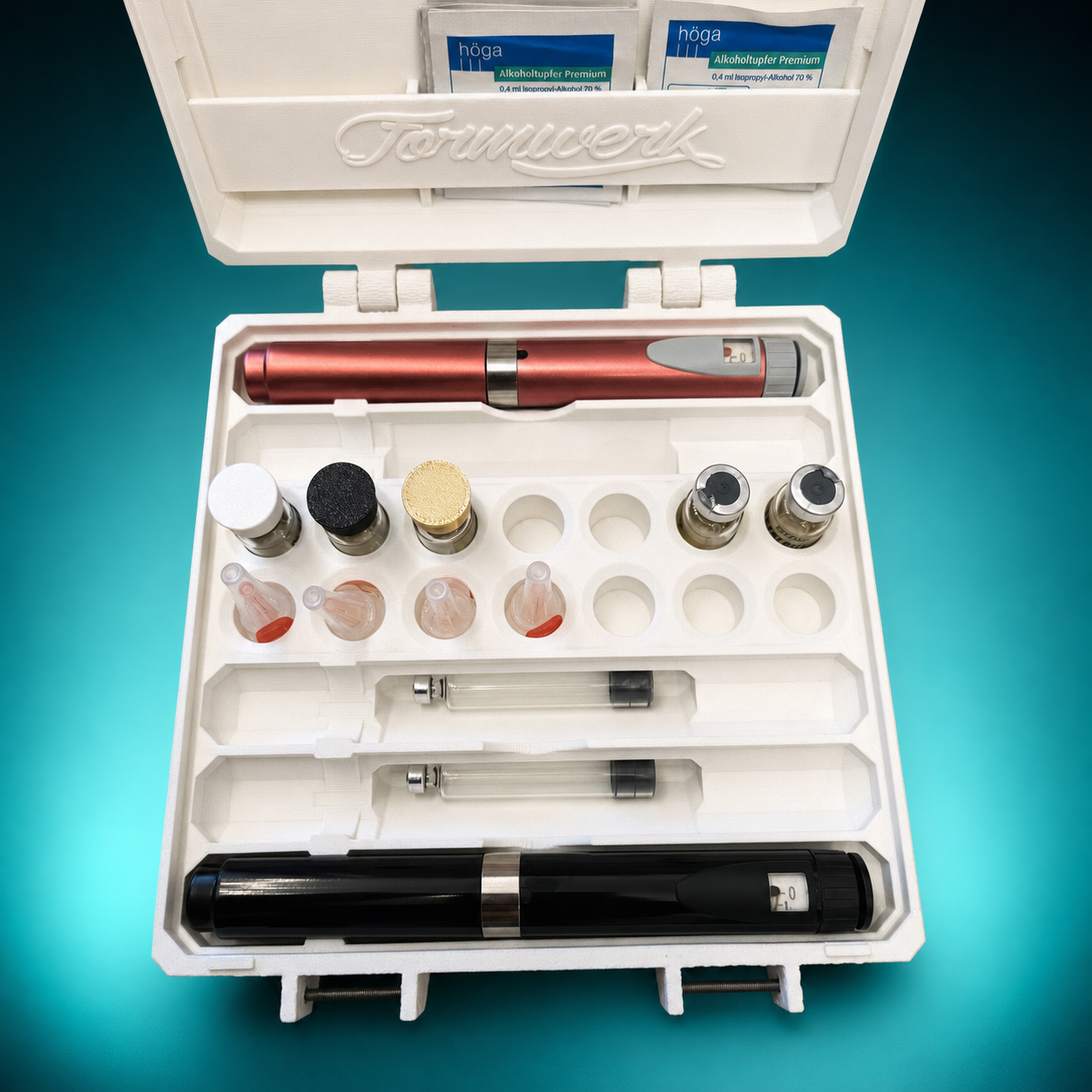 5 Pen & Vial Organizer Box Variante 1