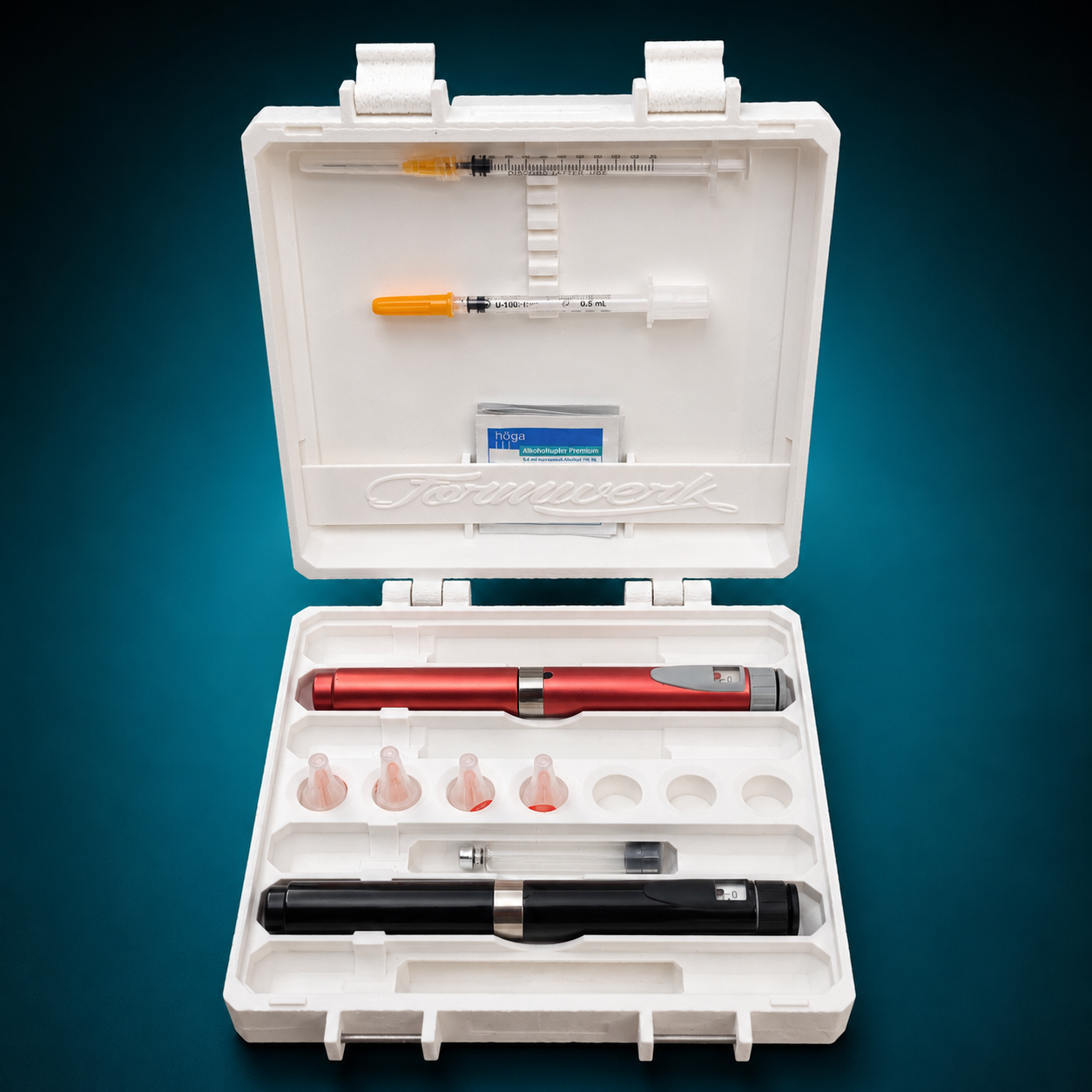 6 Pen & Vial Organizer Box Variante 2