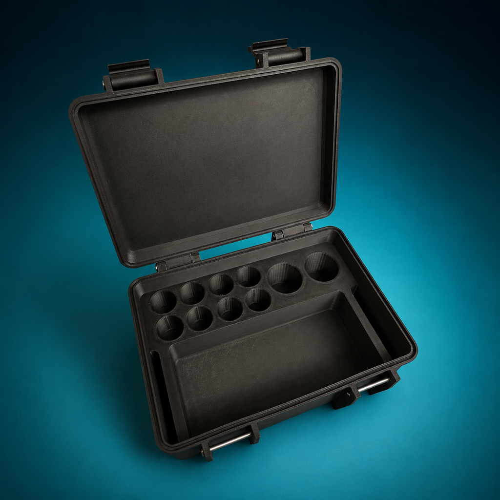 Vial Box Organizer – für 3ml & 10ml Vials, klein mit Personalisierung