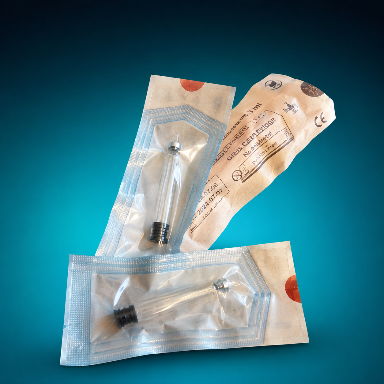 3 ml Glas-Kartuschen – einzeln verpackt – für unseren Pen