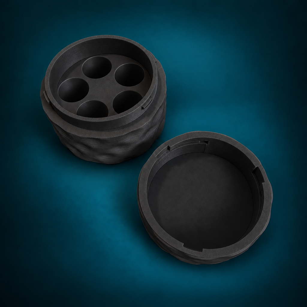 5 x 3 ml Runde Vial Box