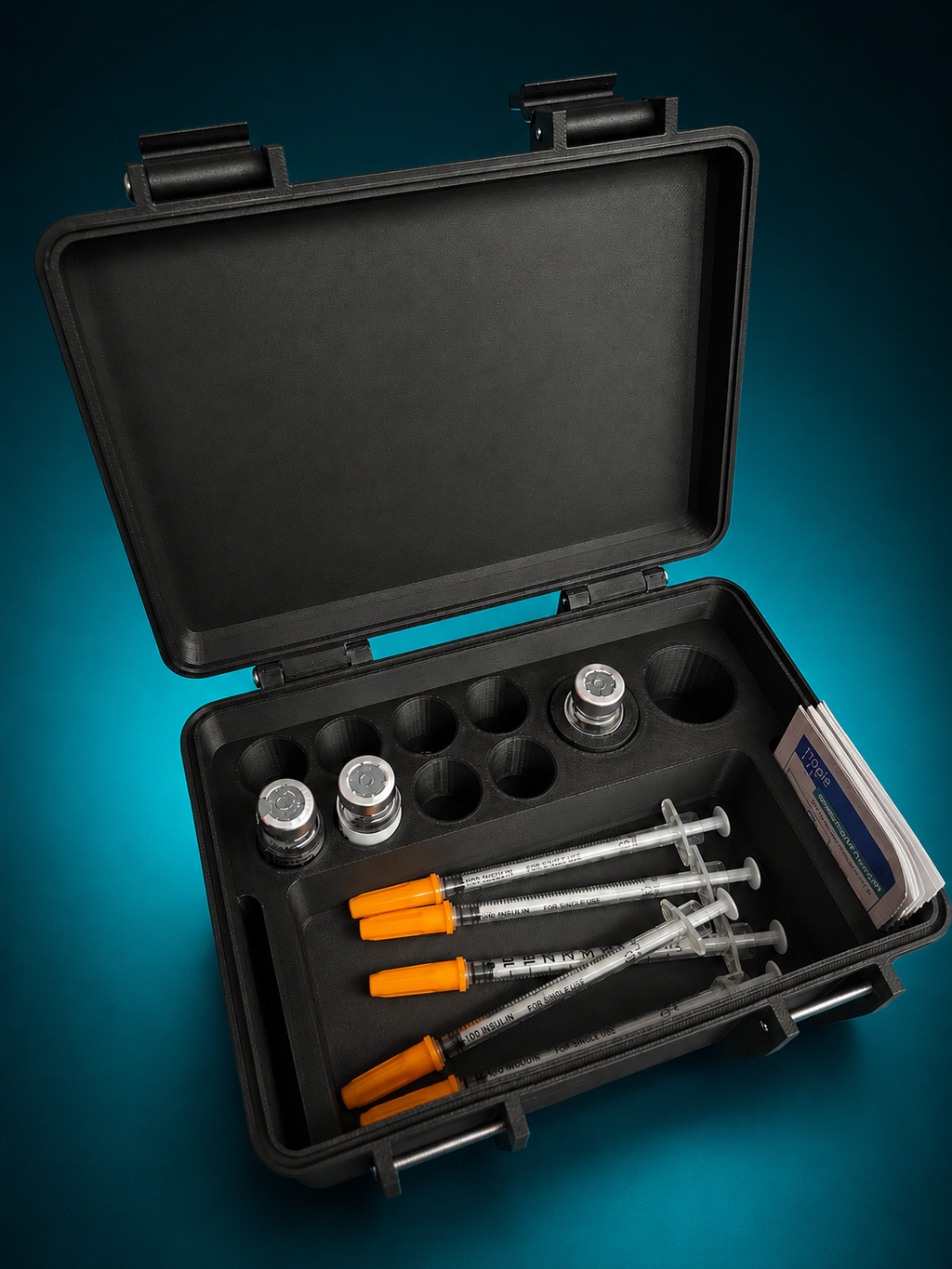 Vial Box Organizer – für 3ml & 10ml Vials, klein mit Personalisierung