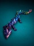 Drache - Fidget Figur 3D gedruckt – bewegliche Farbwechsel Deko